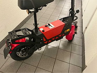 2025 hank electrische e-scoot scootmobiel - rood - afbeelding 18 van  31