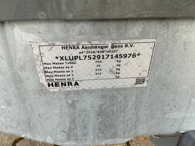 2025 henra aanhangwagen - afbeelding 7 van  15