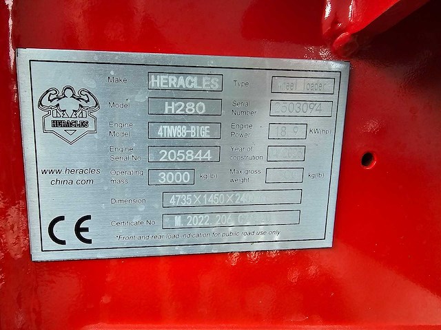 2025 heracles h280 shovel - afbeelding 26 van  32