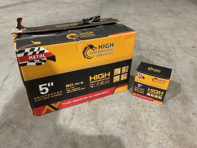 2025 high performance abrasives 125 mm slijpschijf (300x) - afbeelding 2 van  5
