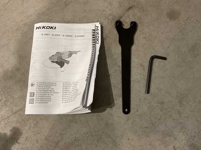 2025 hikoki g23sw2 w7z haakse slijpmachine - afbeelding 15 van  15