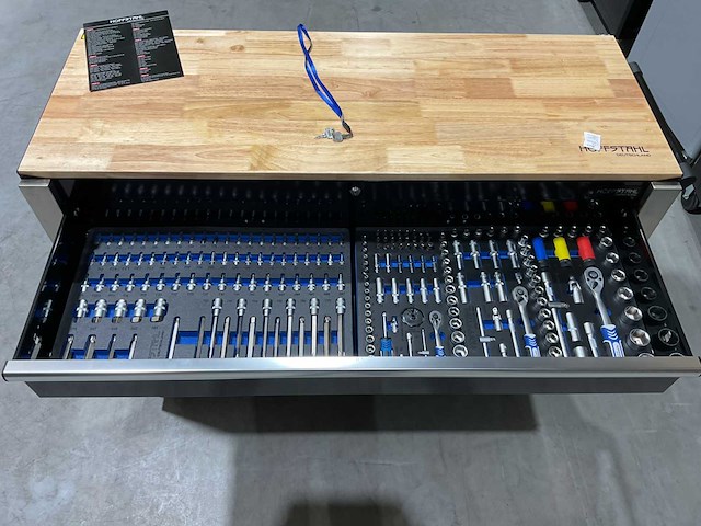 2025 hoffstahl deutschland xxxl gereedschapswagen gevuld - afbeelding 10 van  10