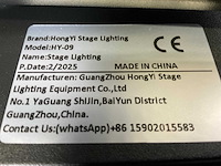 2025 hong yi hy-09 led moving head (2x) - afbeelding 3 van  4