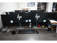 2025 hp 524pf monitoren set met hp docking station - afbeelding 1 van  4