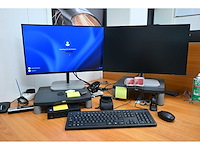 2025 hp prodesk 4 mini g1i windows 11 pro intel core ultra 5 235t desktop inclusief 2 monitoren - afbeelding 1 van  5