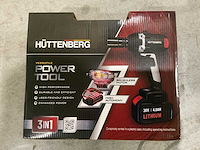 2025 huttenberg 3 in 1 versatile power tool 36v 4.0ah slagmoersleutel - afbeelding 2 van  22