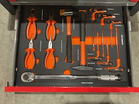 2025 huttenberg 4 la titan vault pro grijs gereedschapswagen - afbeelding 11 van  15