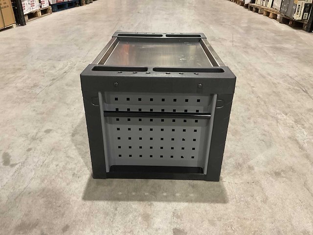 2025 huttenberg 4 la titan vault pro grijs gereedschapswagen - afbeelding 10 van  15