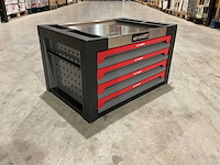 2025 huttenberg 4 la titan vault pro grijs gereedschapswagen - afbeelding 9 van  15