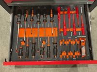 2025 huttenberg 4 la titan vault pro grijs gereedschapswagen - afbeelding 12 van  15