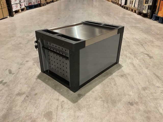 2025 huttenberg 4 la titan vault pro grijs gereedschapswagen - afbeelding 3 van  8