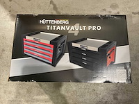 2025 huttenberg 4 la titan vault pro grijs gereedschapswagen - afbeelding 5 van  8