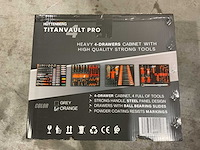 2025 huttenberg 4 la titan vault pro oranje gereedschapkist - afbeelding 5 van  10