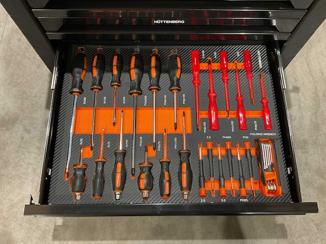2025 huttenberg 4 la titan vault pro oranje gereedschapkist - afbeelding 9 van  10