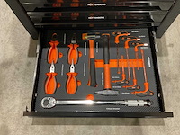 2025 huttenberg 4 la titan vault pro oranje gereedschapkist - afbeelding 2 van  3