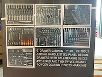 2025 huttenberg 7 lade titanvault pro gereedschapswagen - afbeelding 20 van  21