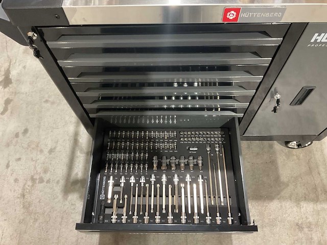 2025 huttenberg 7 lade titanvault pro gereedschapswagen - afbeelding 21 van  21