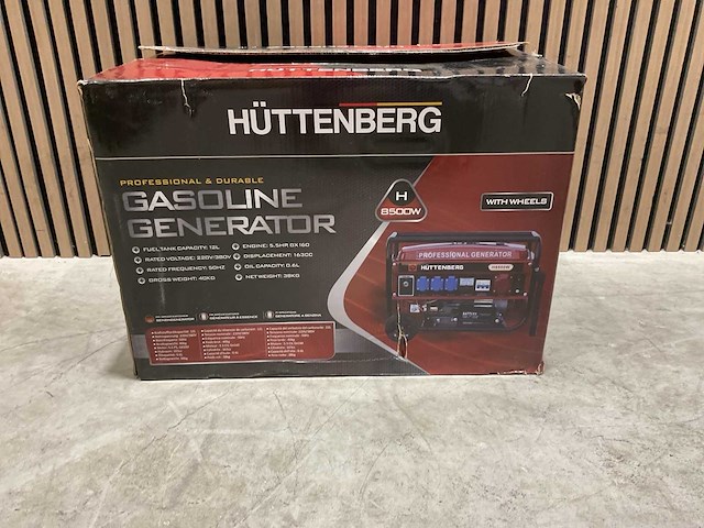 2025 huttenberg h8500 op wielen met accu stroomgenerator - afbeelding 12 van  53