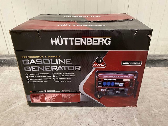 2025 huttenberg h8500 op wielen met accu stroomgenerator - afbeelding 13 van  53