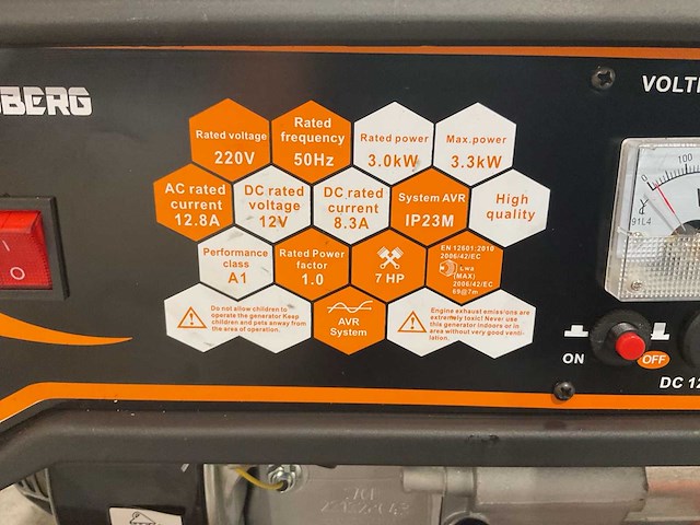 2025 huttenberg h8500 stroomgenerator - afbeelding 3 van  15