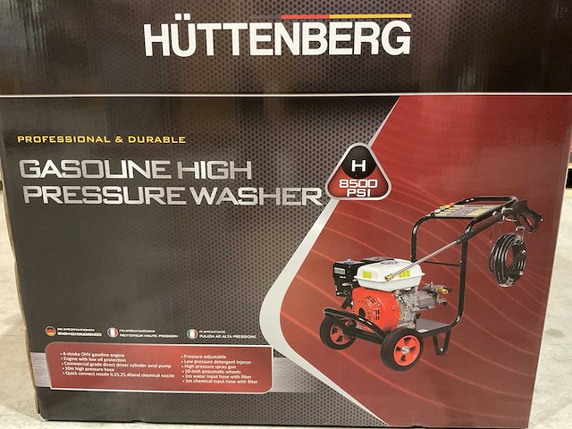 2025 huttenberg h8500psi hogedrukreiniger - afbeelding 5 van  7