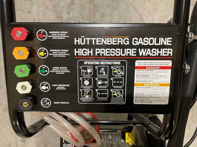 2025 huttenberg h8500psi hogedrukreiniger - afbeelding 2 van  17