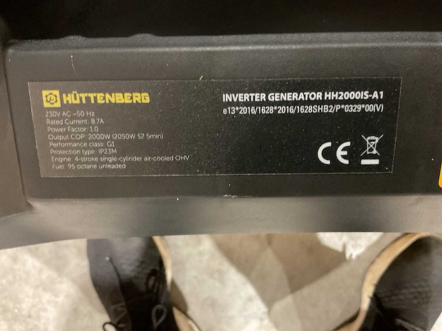 2025 huttenberg inverter hh2000is-a1 stroomgenerator - afbeelding 9 van  15