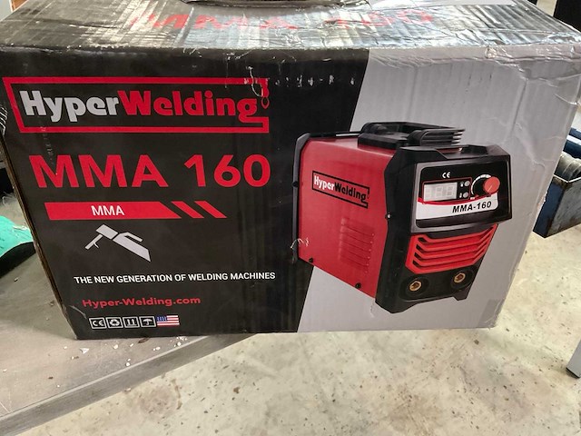 2025 hyper mma 160 elektrode lasapparaat - afbeelding 1 van  3
