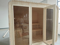 2025 intorelax cube 250x230x210 cm lun2310 sauna - afbeelding 4 van  7
