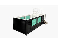 2025 intorelax spa zwart/wit 580x240x180 cm zwembad - afbeelding 9 van  14