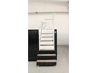 2025 intorelax spa zwart/wit 580x240x180 cm zwembad - afbeelding 9 van  12