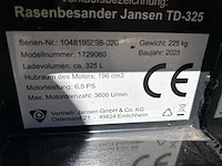 2025 jansen td325 strooiwagen - afbeelding 5 van  5