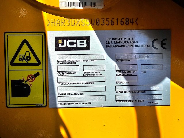 2025 jcb 3dx graaflaadmachine - afbeelding 31 van  31