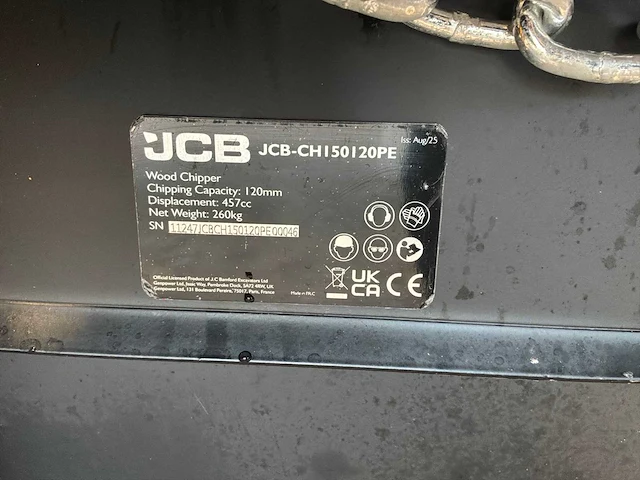 2025 jcb ch150120pe houthakselaar - afbeelding 7 van  7