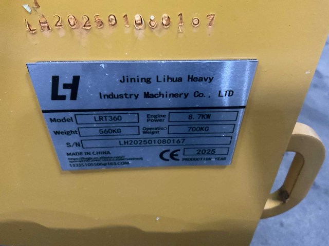 2025 jining lihua heavy lrt 360 schranklader - afbeelding 2 van  5