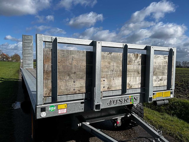 2025 joskin wago balenwagen / plattewagen / oprijwagen met rampen - afbeelding 3 van  12