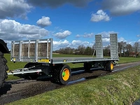 2025 joskin wago balenwagen / plattewagen / oprijwagen met rampen