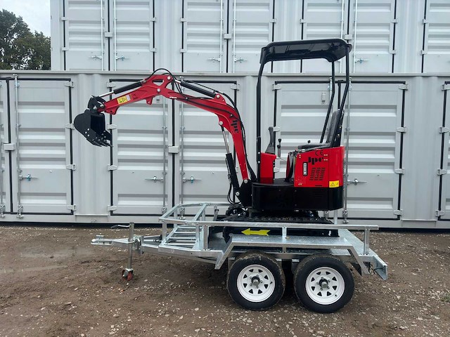 2025 jpc ht12 minigraafmachine met trailer - afbeelding 3 van  8