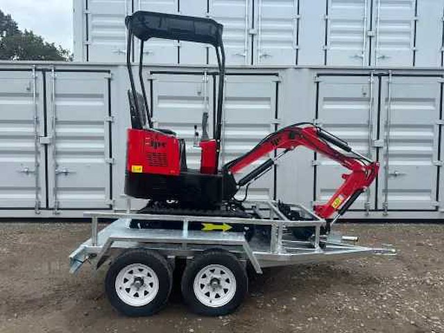 2025 jpc ht12 minigraafmachine met trailer - afbeelding 4 van  8