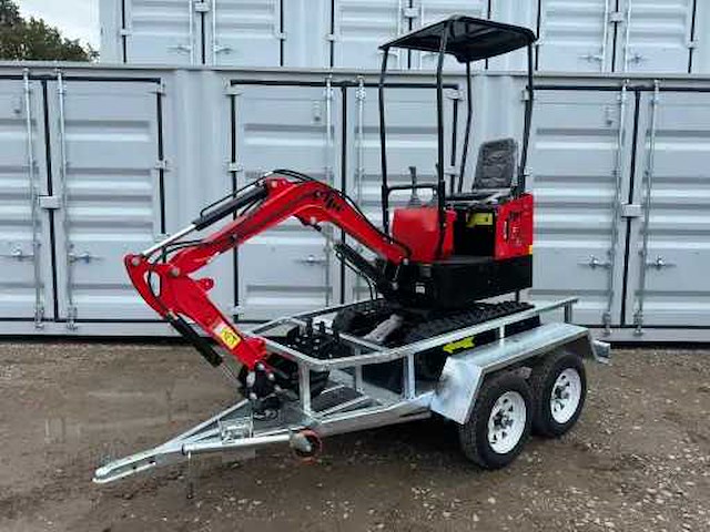 2025 jpc ht12 minigraafmachine met trailer - afbeelding 1 van  9