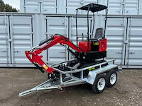 2025 jpc ht12 minigraafmachine met trailer - afbeelding 1 van  9