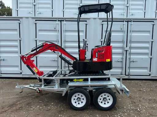 2025 jpc ht12 minigraafmachine met trailer - afbeelding 5 van  9