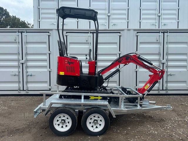 2025 jpc ht12 minigraafmachine met trailer - afbeelding 6 van  9