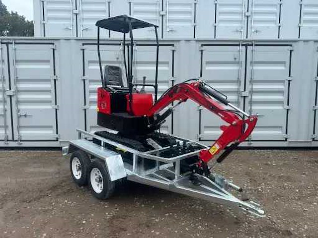 2025 jpc ht12 minigraafmachine met trailer - afbeelding 4 van  7