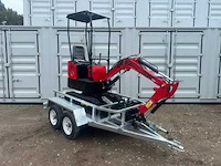2025 jpc ht12 minigraafmachine met trailer - afbeelding 4 van  7