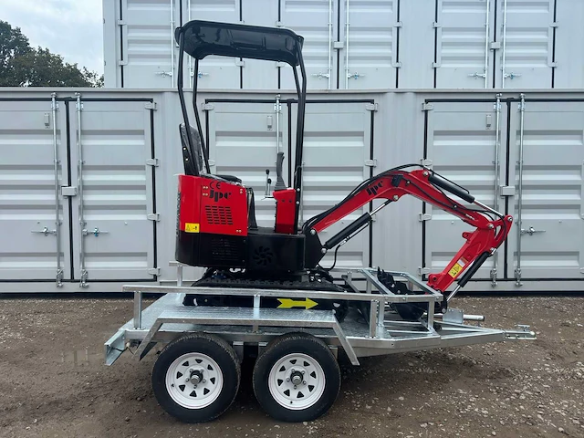 2025 jpc ht12 minigraafmachine met trailer - afbeelding 9 van  12