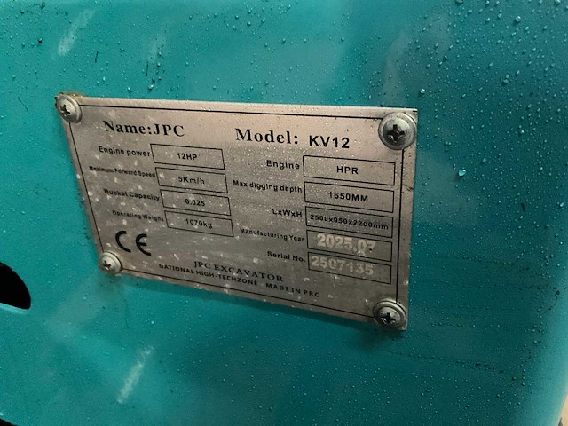 2025 jpc ht12 minigraafmachine - afbeelding 5 van  6