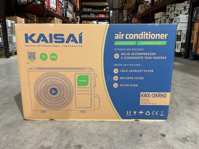 2025 kaisai kwx-12krho / kwx-12krhi airconditioning - afbeelding 37 van  40