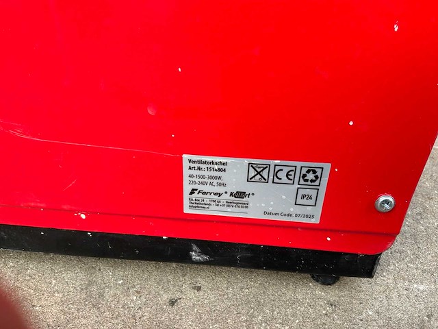 2025 kelfort elektrische kachel 230v 3kw (2x) - afbeelding 5 van  5