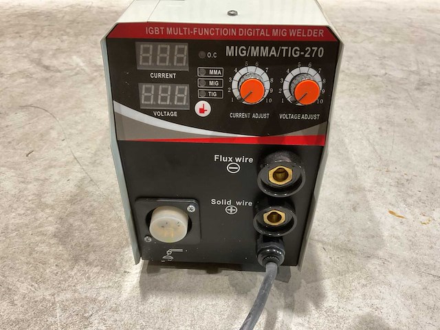 2025 kraft pro+ mig/mma/tig-270 lasmachine - afbeelding 6 van  18